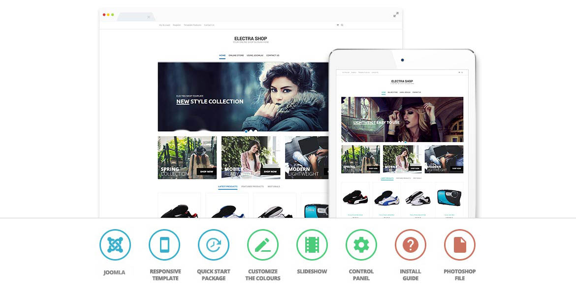 Download Electra shop for Virtuemart to build an amazing e-commerce website