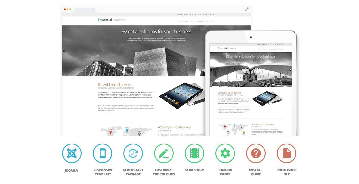Download Essential Today to create an amazing website for your business