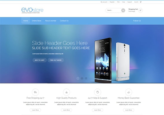 Evo store is the perfect choice for creating an e-commerce site for your business